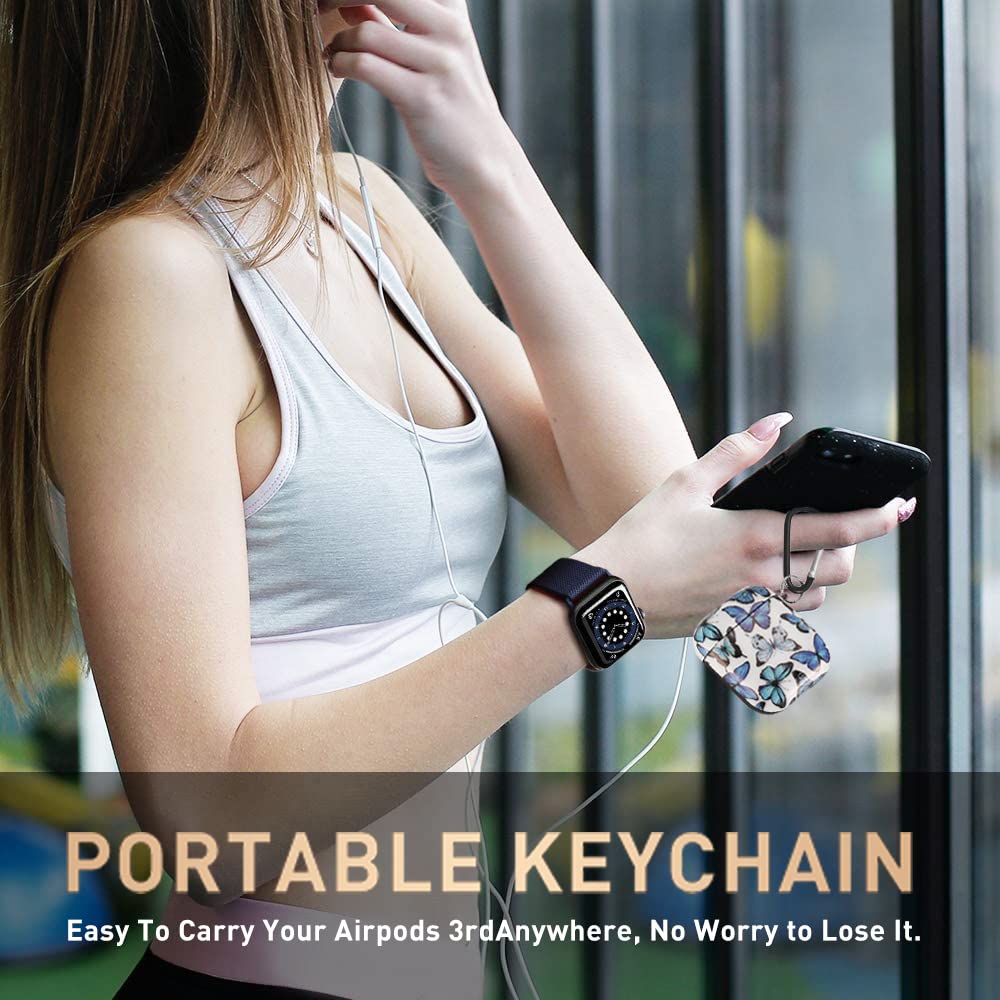 Butterfly Bliss AirPods Case: Cute & Chic Shield - DOKUTRONIX