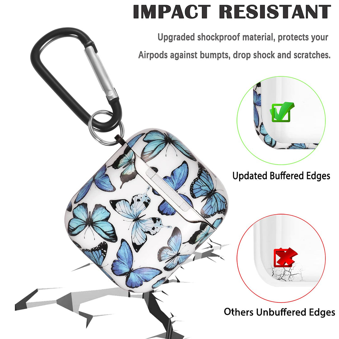 Butterfly Bliss AirPods Case: Cute & Chic Shield - DOKUTRONIX