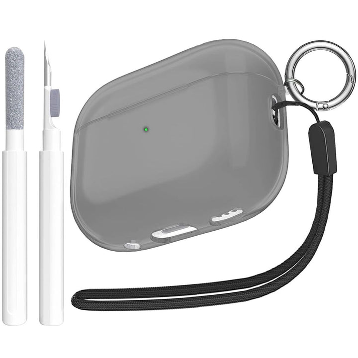 OTOPO Clear Black AirPods Pro Case & Cleaning Kit - DOKUTRONIX