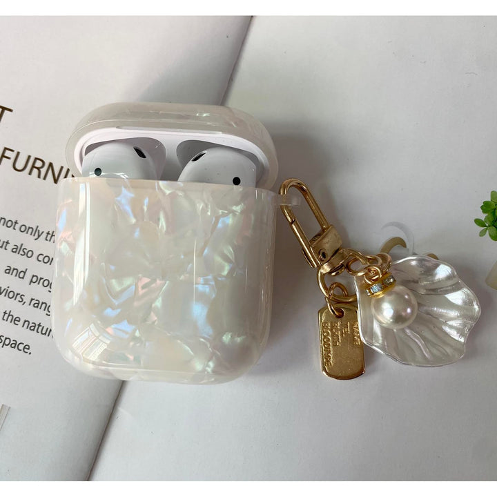 Glitter Pearl AirPods Case & Cleaner Kit for Girls - DOKUTRONIX