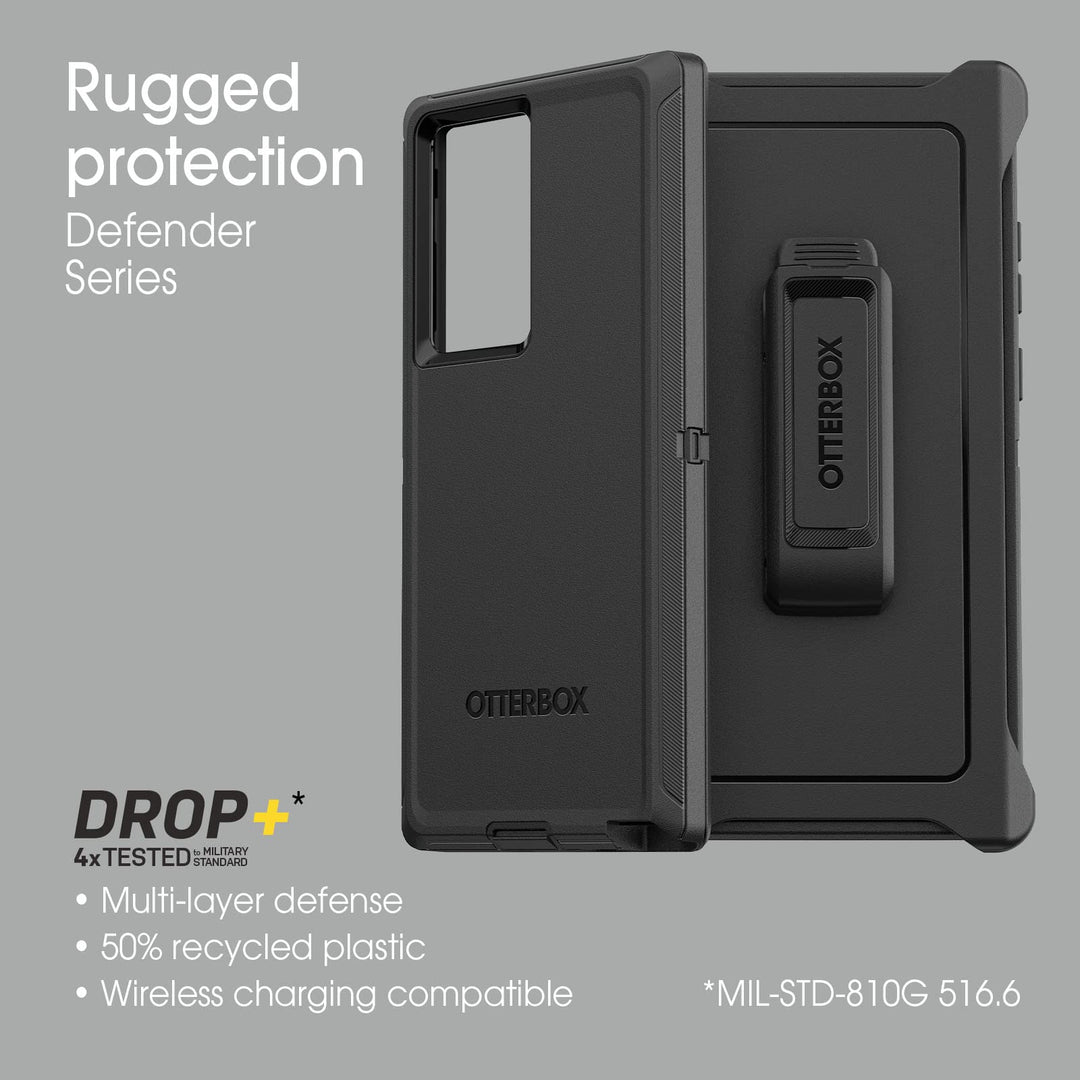 OtterBox Galaxy S22 Ultra Armor Case - Black Rugged - DOKUTRONIX