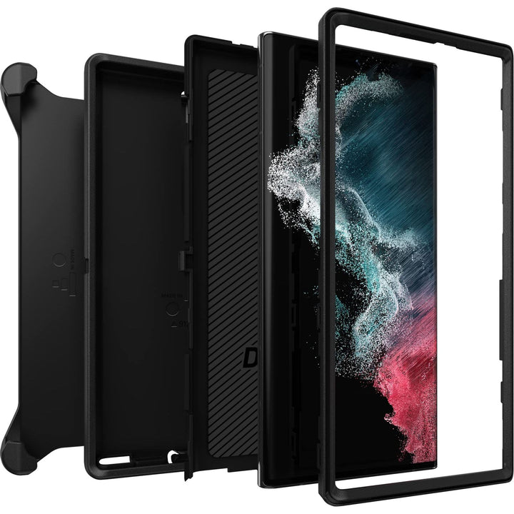 OtterBox Galaxy S22 Ultra Armor Case - Black Rugged - DOKUTRONIX