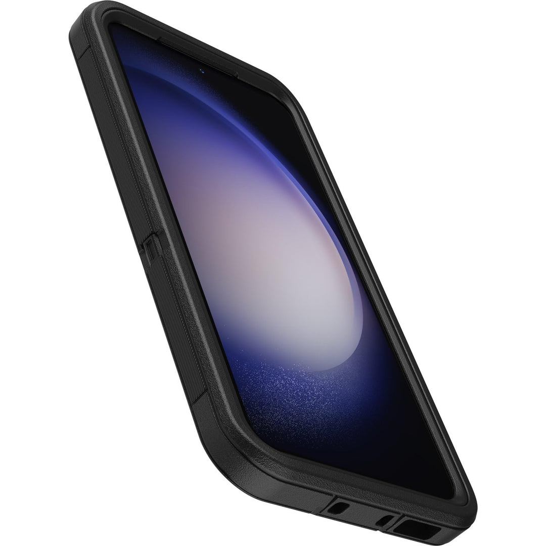 GalaxDefender Case - Black, Rugged & Durable with Port & Microbial Protection - DOKUTRONIX