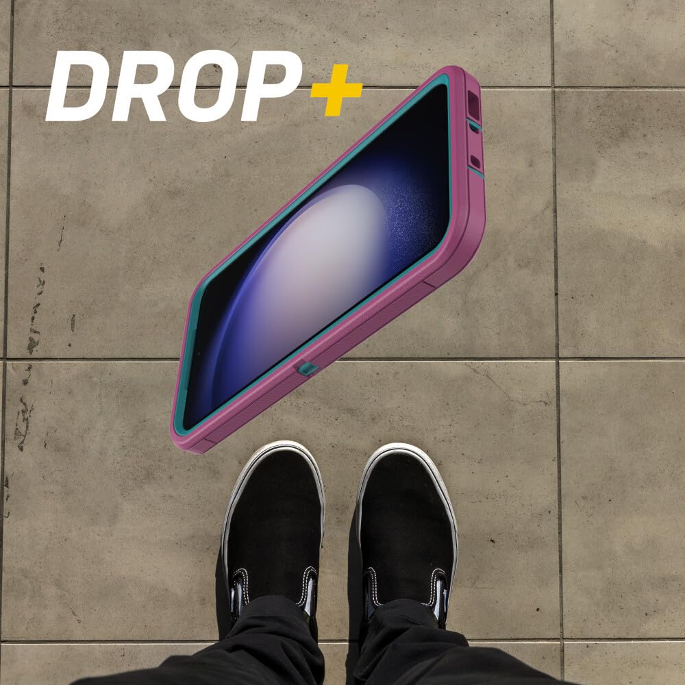 GalaxyS23+ Defender - Blue Suede - Rugged & Durable - No Retail Pack - DOKUTRONIX