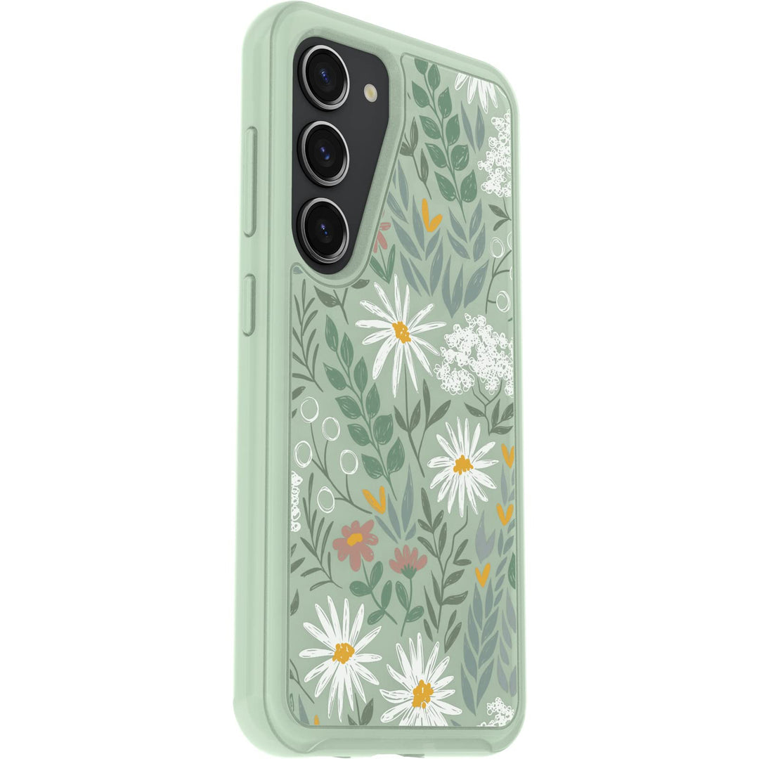 SageGuard: Galaxy S23 Sleek Case with Clear Green Style - DOKUTRONIX