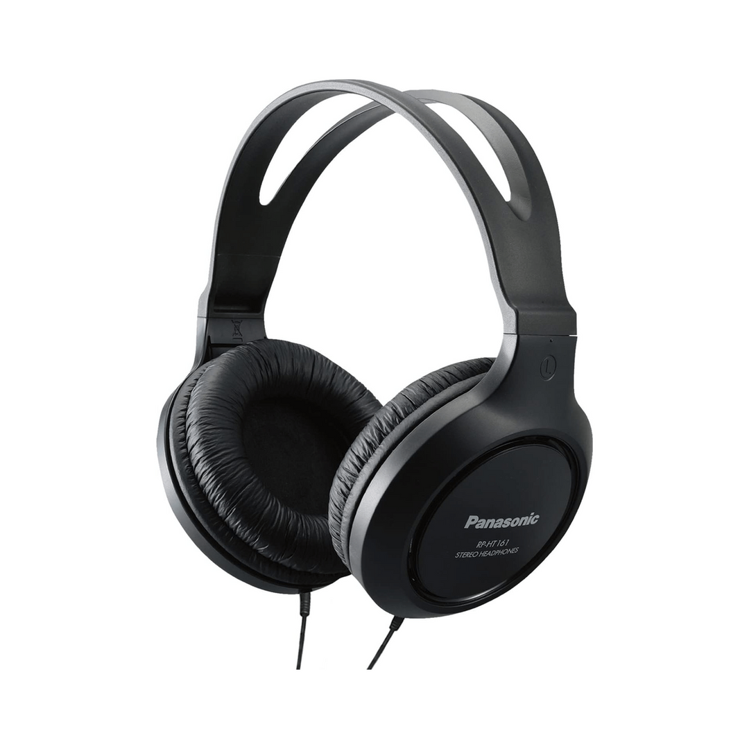 Panasonic XBS RP-HT161-K Lightweight Headphones - DOKUTRONIX