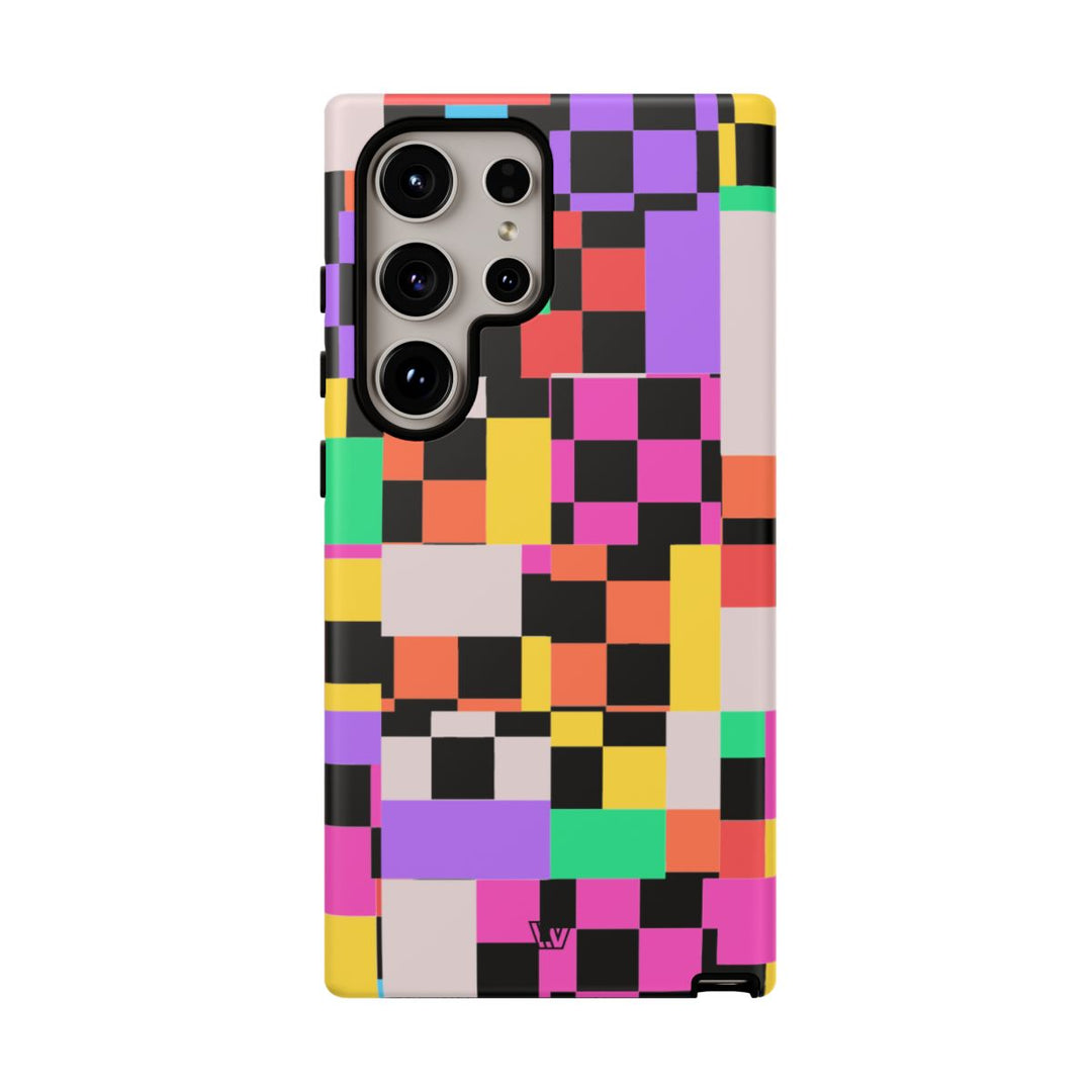MASHED UP CHECKERBOARD | Tough Phone Case