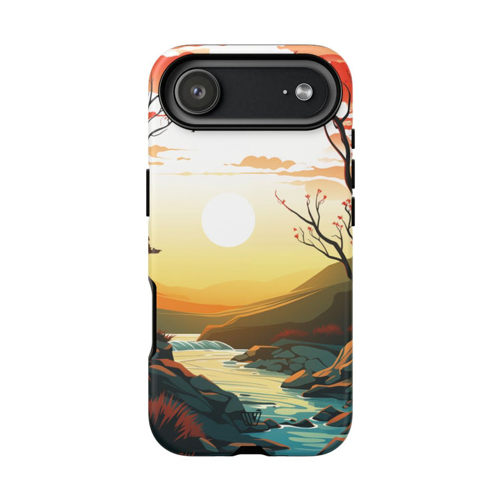 RIVER SUNSET | Tough Phone Case