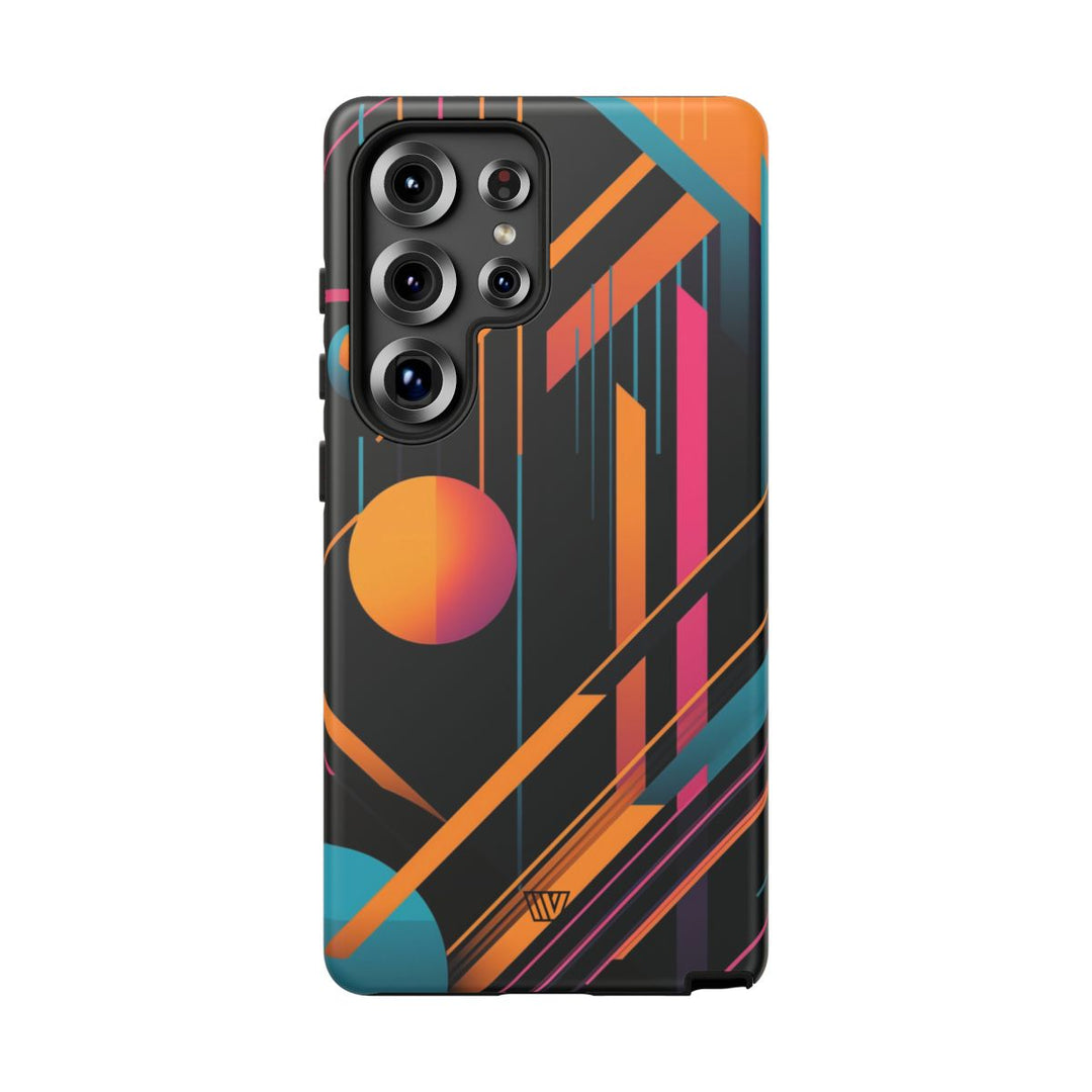 BOLD RETRO LINES | Tough Phone Case