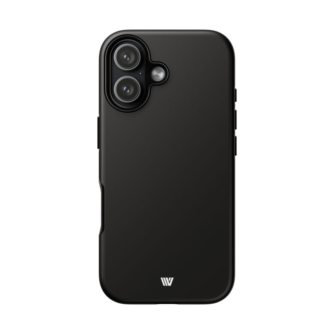 JET BLACK | Tough Phone Case