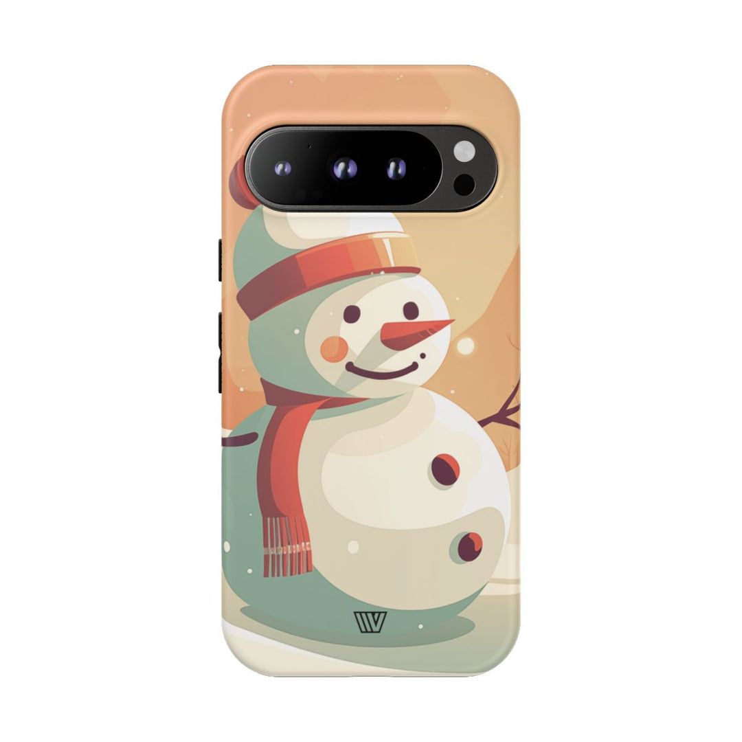 SUNSET SNOWMAN | Tough Phone Case