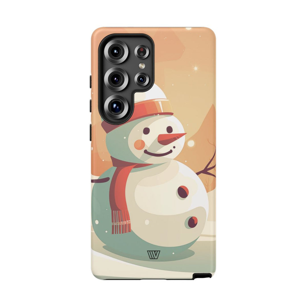 SUNSET SNOWMAN | Tough Phone Case
