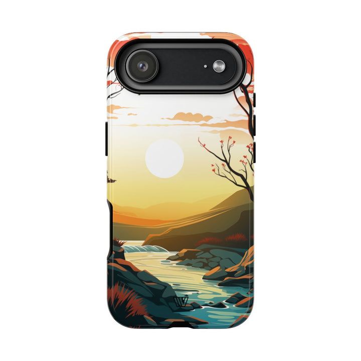 RIVER SUNSET | Tough Phone Case