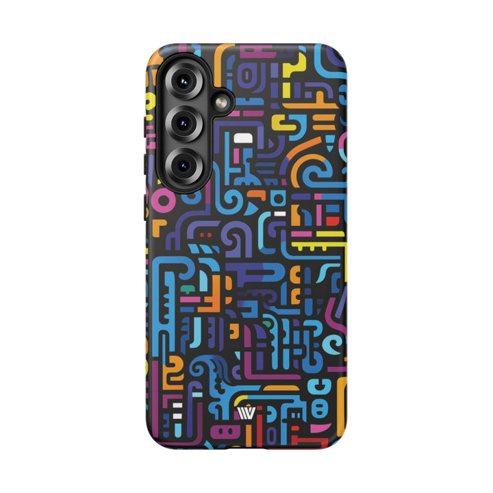 NEON GLYPHS | Tough Phone Case