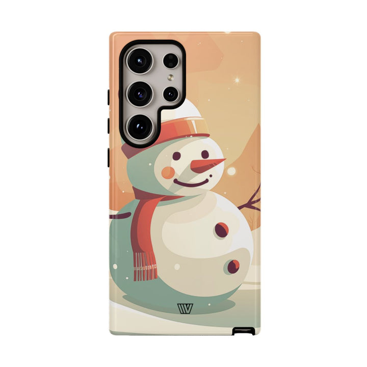 SUNSET SNOWMAN | Tough Phone Case