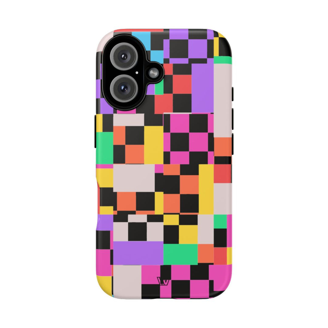 MASHED UP CHECKERBOARD | Tough Phone Case