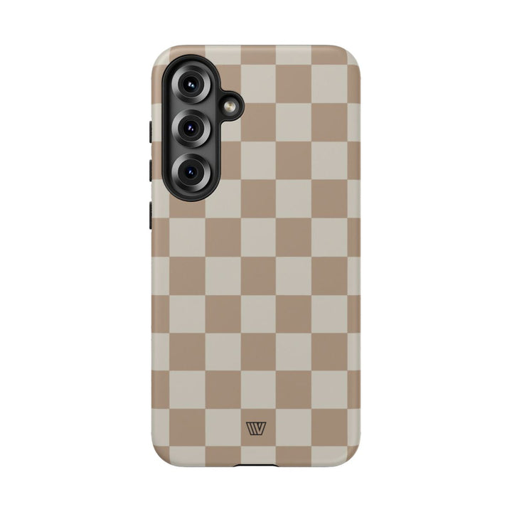NEUTRAL CHECKERBOARD | Tough Phone Case