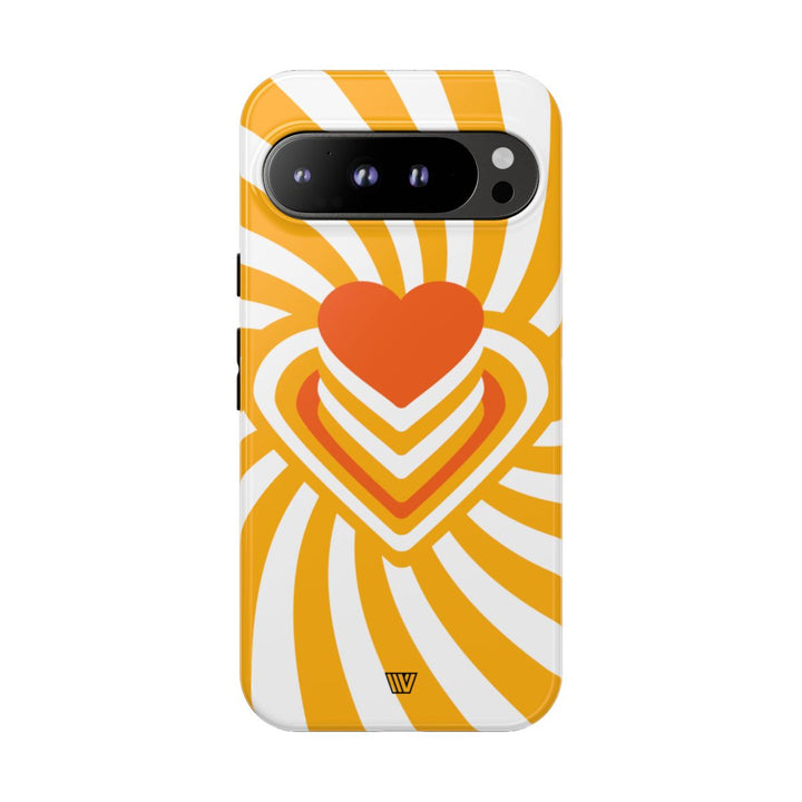 HEART RAY STACK | Tough Phone Case