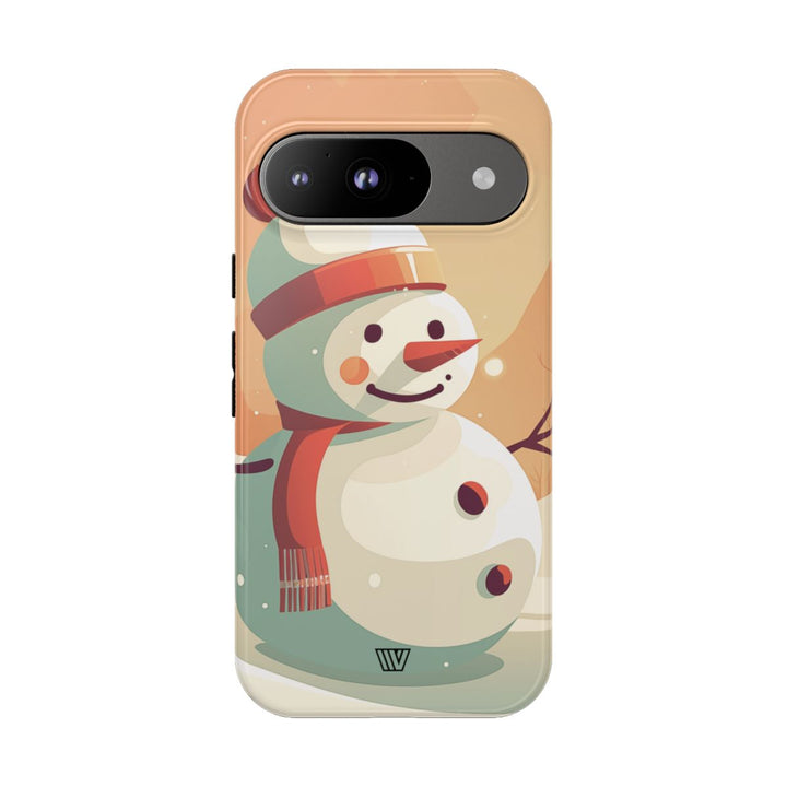 SUNSET SNOWMAN | Tough Phone Case