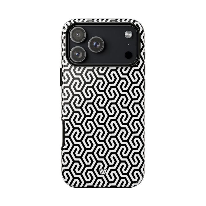 TWISTED GRID | Tough Phone Case