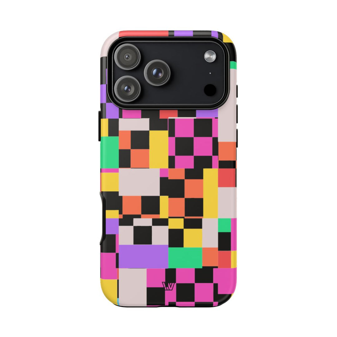 MASHED UP CHECKERBOARD | Tough Phone Case