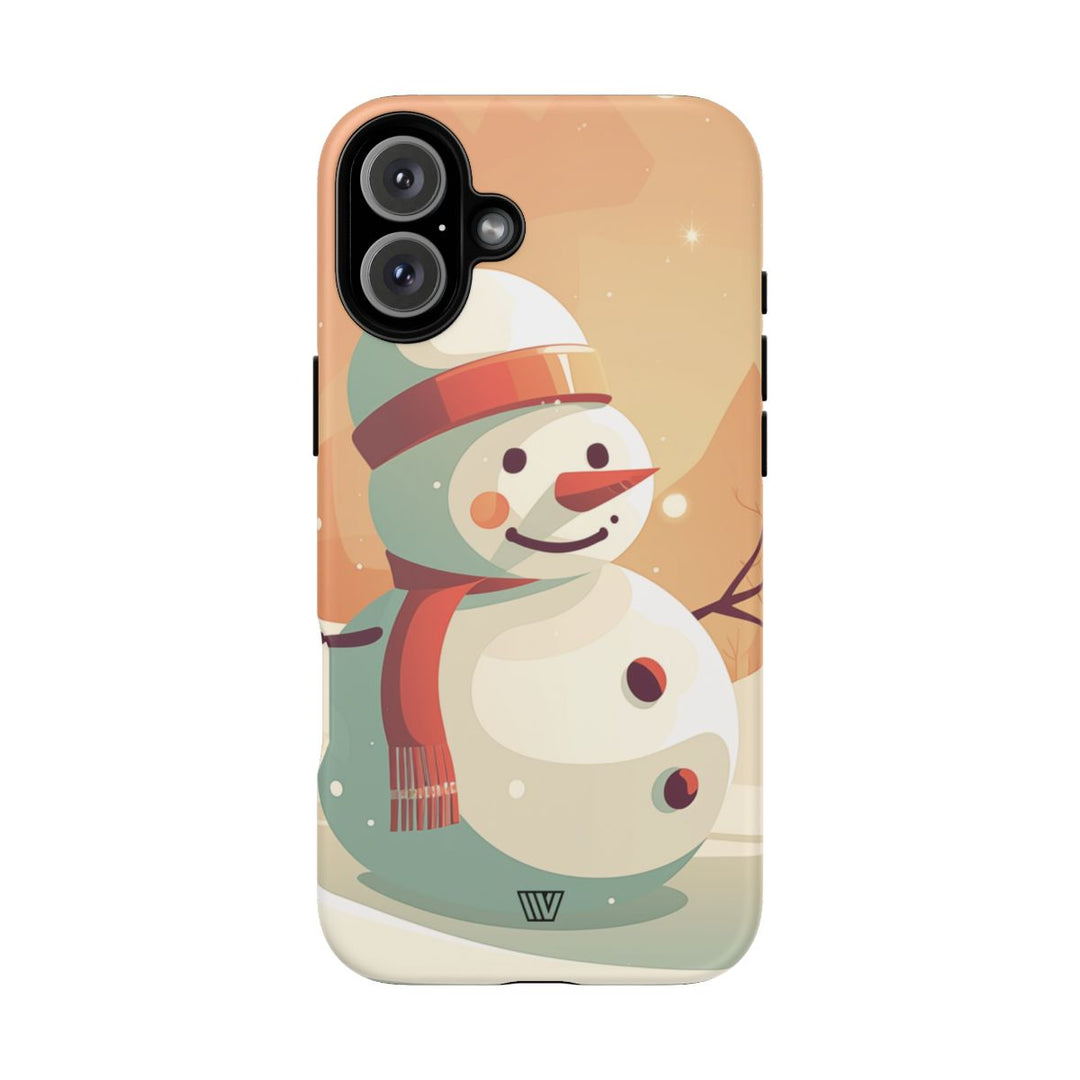 SUNSET SNOWMAN | Tough Phone Case
