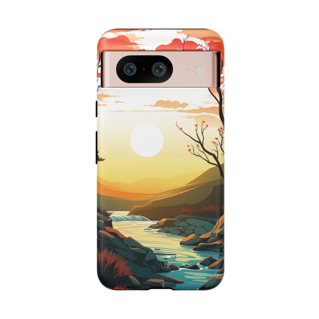 RIVER SUNSET | Tough Phone Case