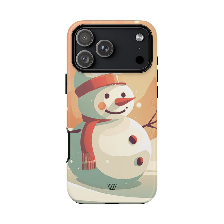 SUNSET SNOWMAN | Tough Phone Case