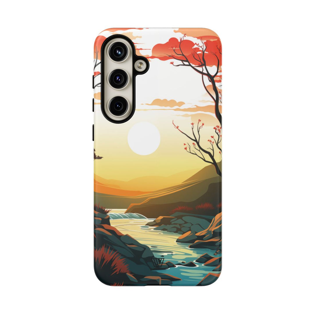 RIVER SUNSET | Tough Phone Case