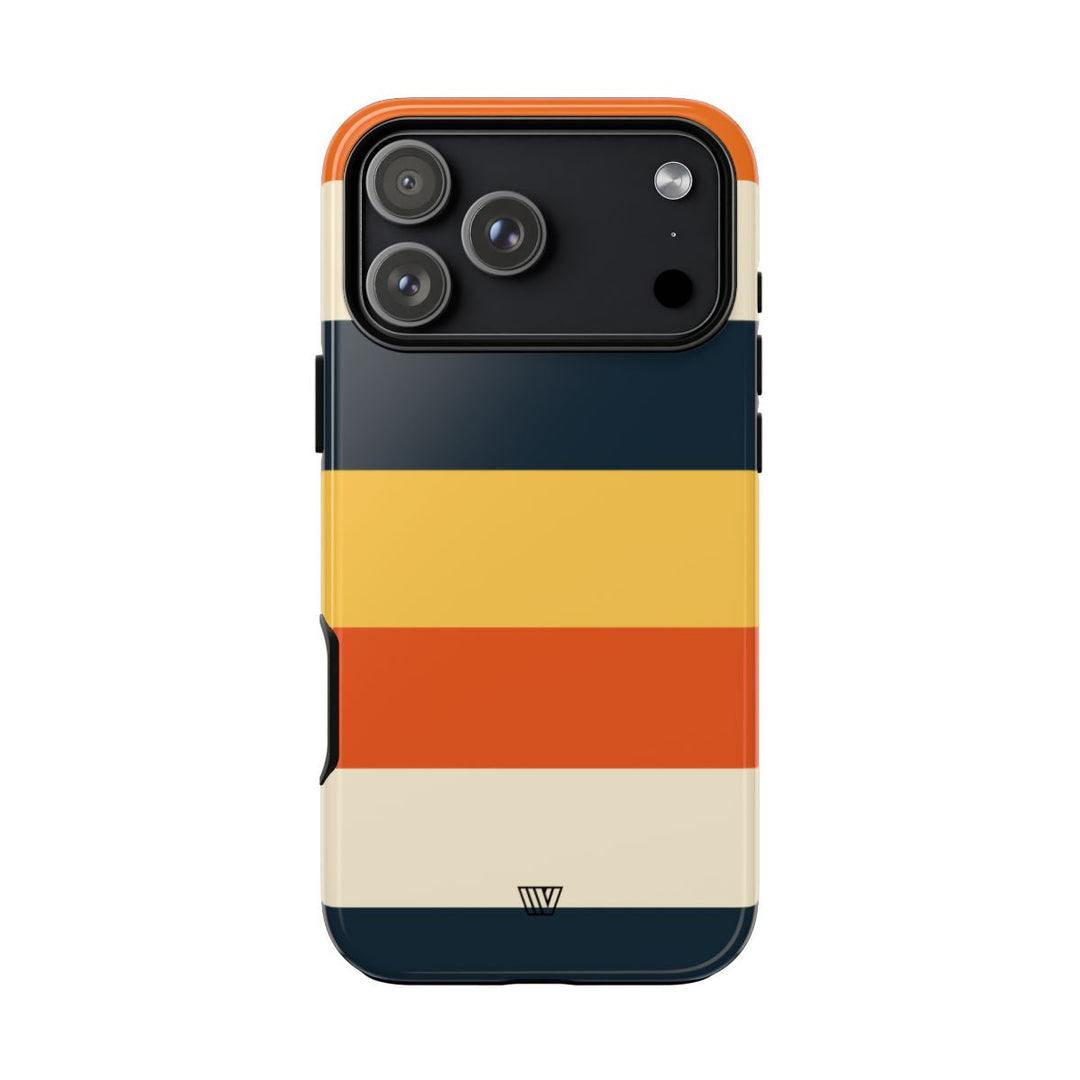 BEACH SUNSET STRIPES | Tough Phone Case