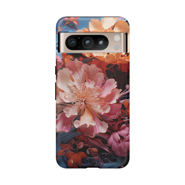PAINT SWIRL FLOWERS | Tough Phone Case