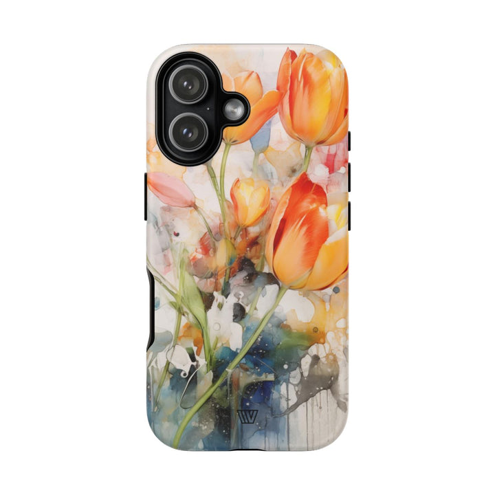 WATERCOLOR TULIPS | Tough Phone Case