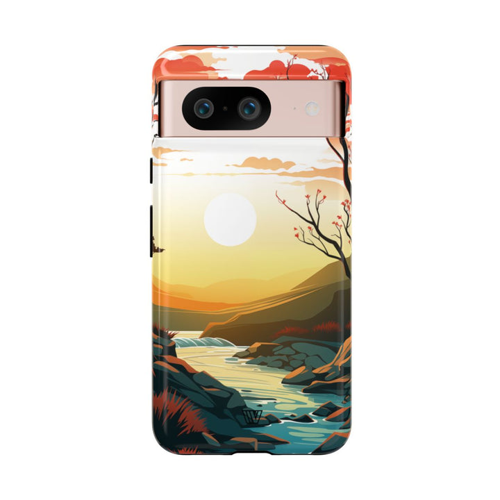RIVER SUNSET | Tough Phone Case