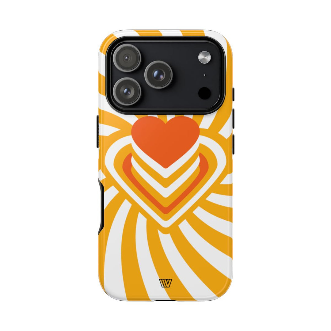 HEART RAY STACK | Tough Phone Case