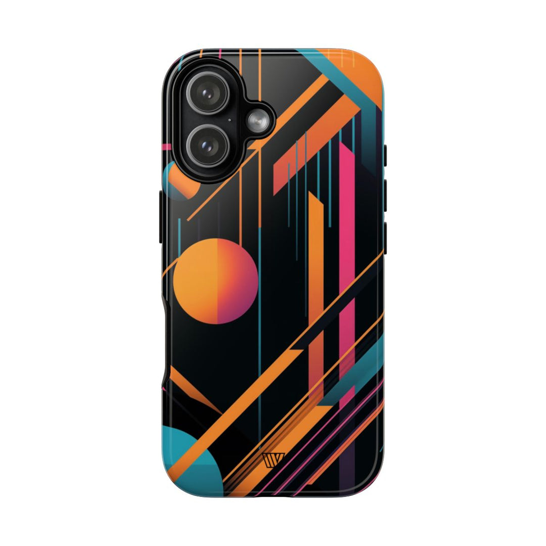 BOLD RETRO LINES | Tough Phone Case