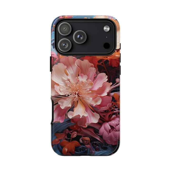 PAINT SWIRL FLOWERS | Tough Phone Case