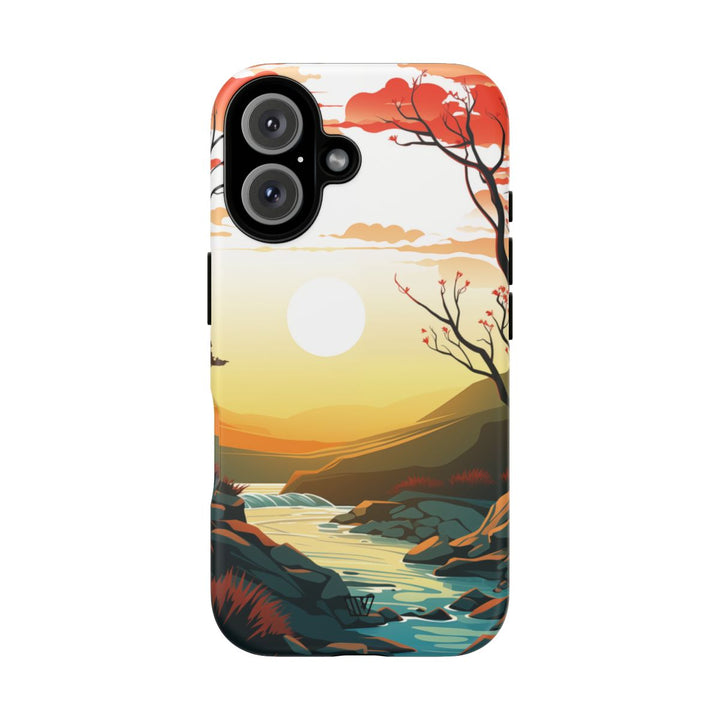 RIVER SUNSET | Tough Phone Case