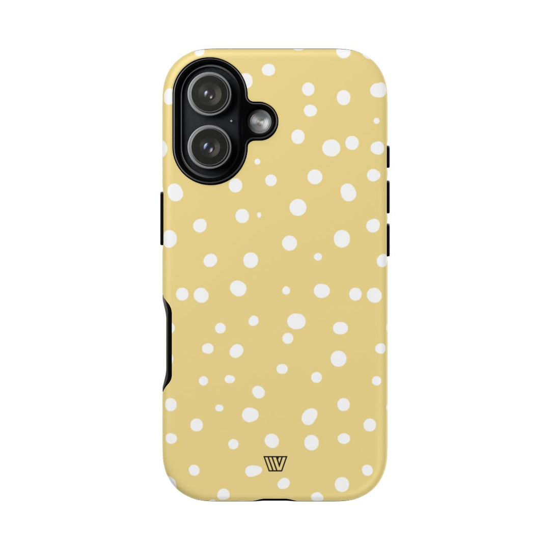 MUTED YELLOW DOTS | Tough Phone Case