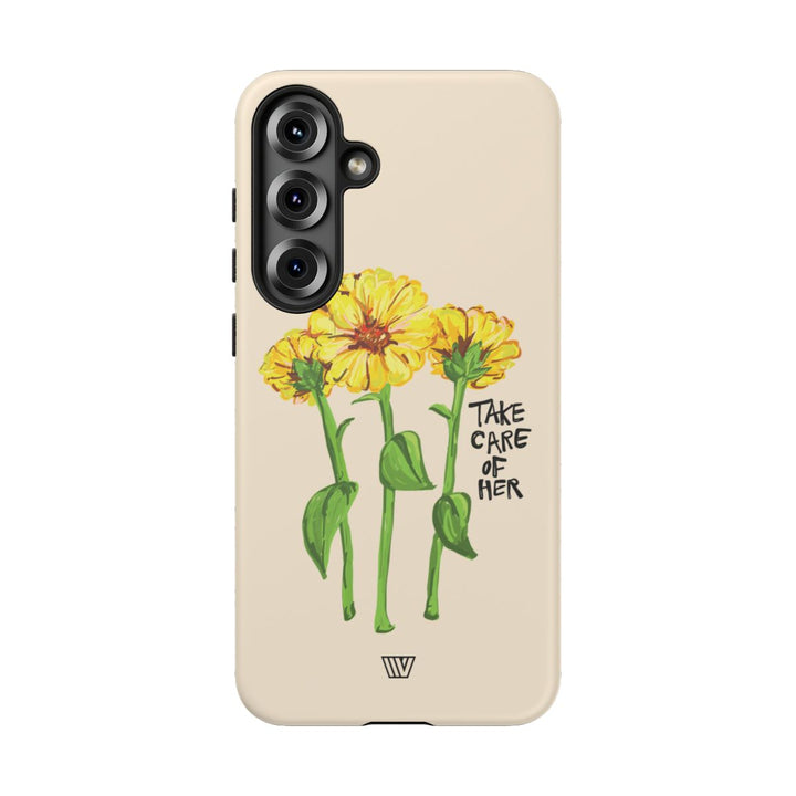 TAKE CARE OF HER | Tough Phone Case
