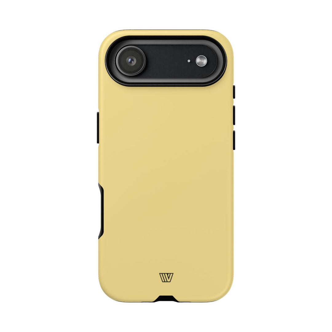 MUTED YELLOW SOLID | Tough Phone Case