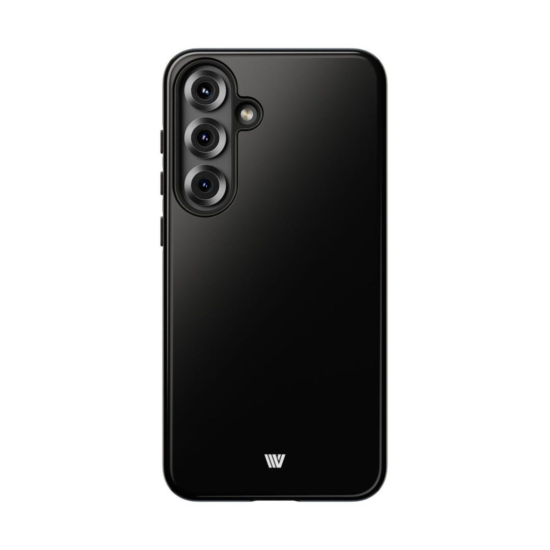 JET BLACK | Tough Phone Case