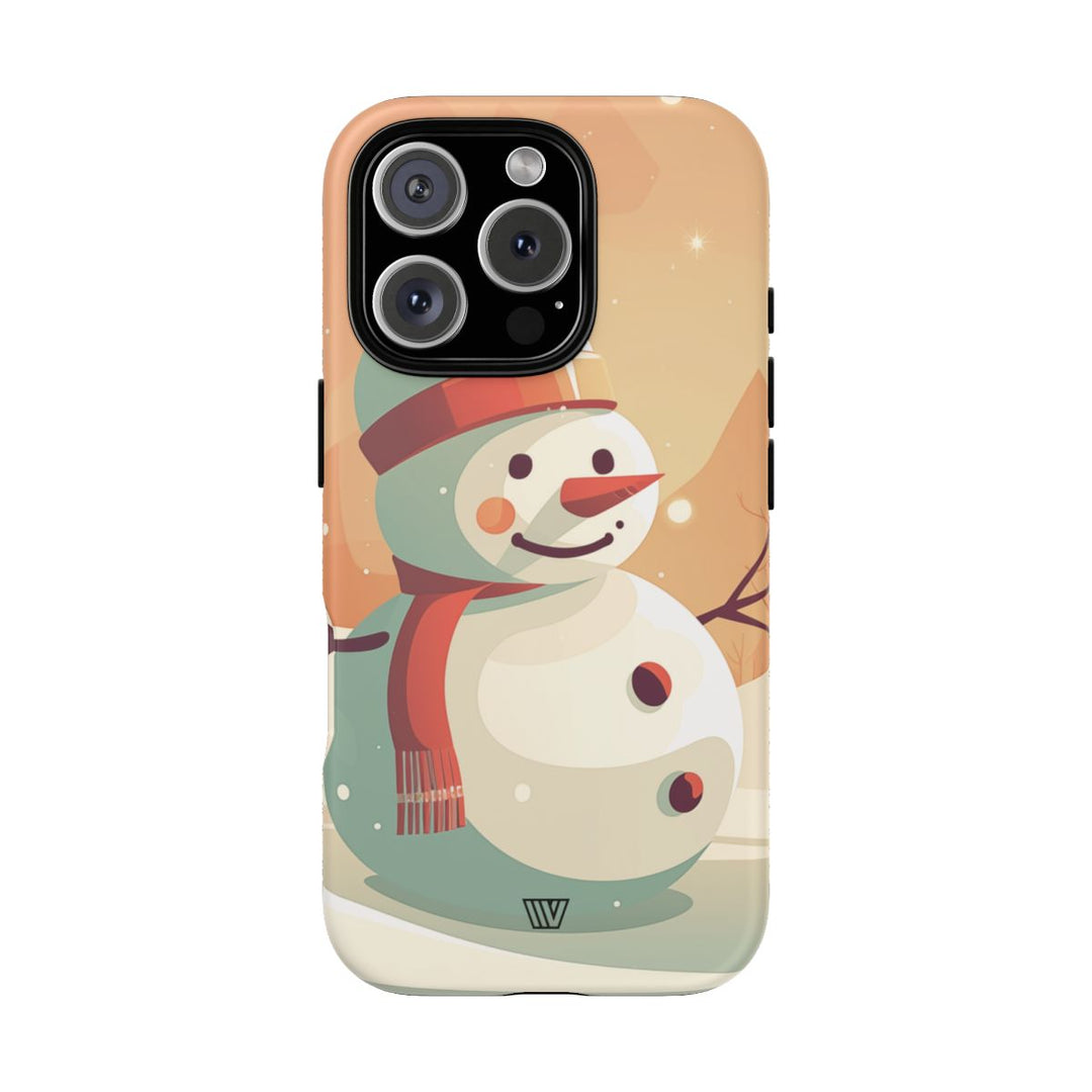 SUNSET SNOWMAN | Tough Phone Case