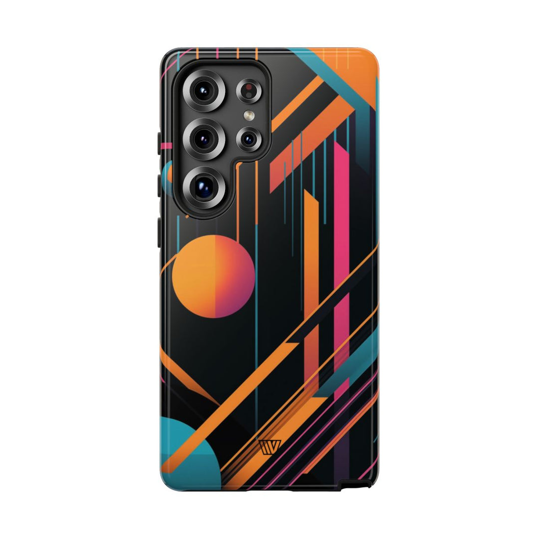 BOLD RETRO LINES | Tough Phone Case