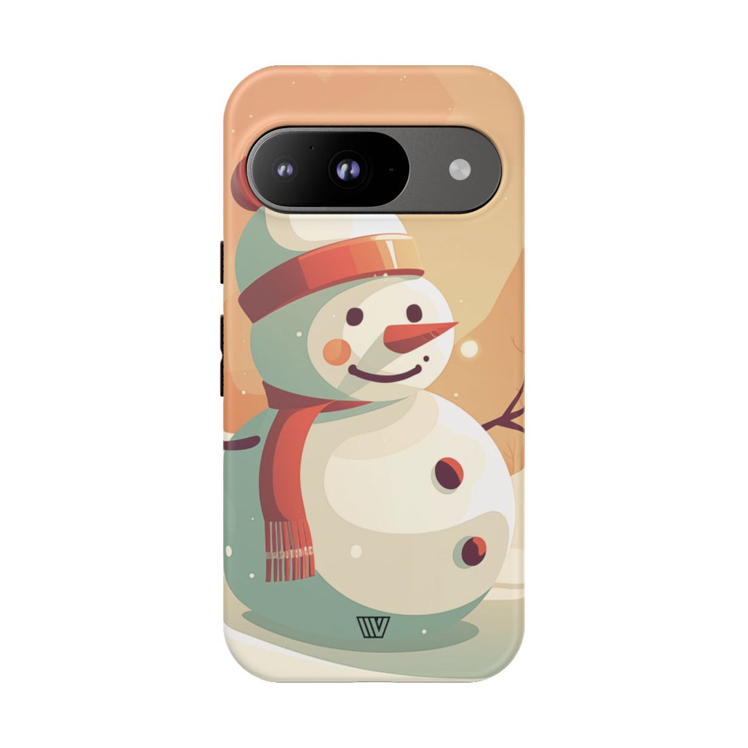 SUNSET SNOWMAN | Tough Phone Case
