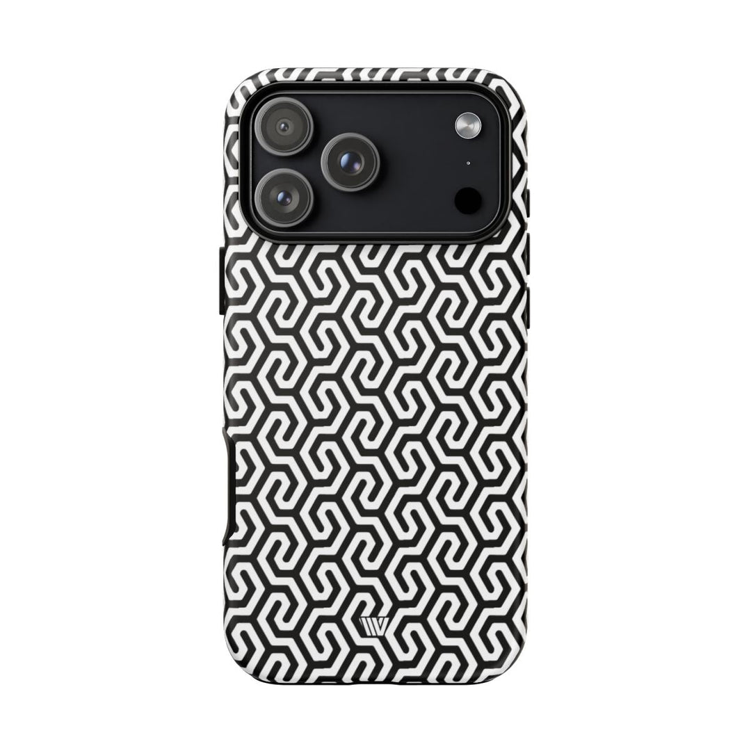 TWISTED GRID | Tough Phone Case