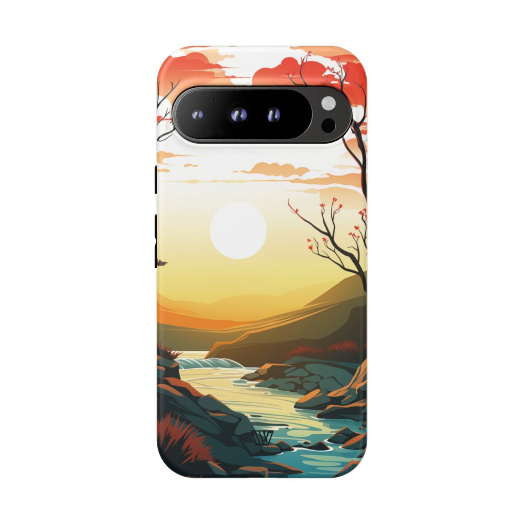 RIVER SUNSET | Tough Phone Case