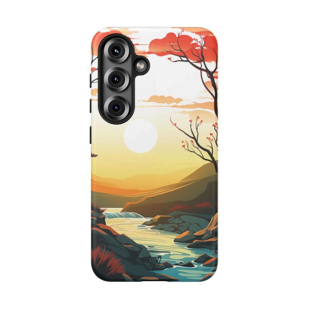RIVER SUNSET | Tough Phone Case
