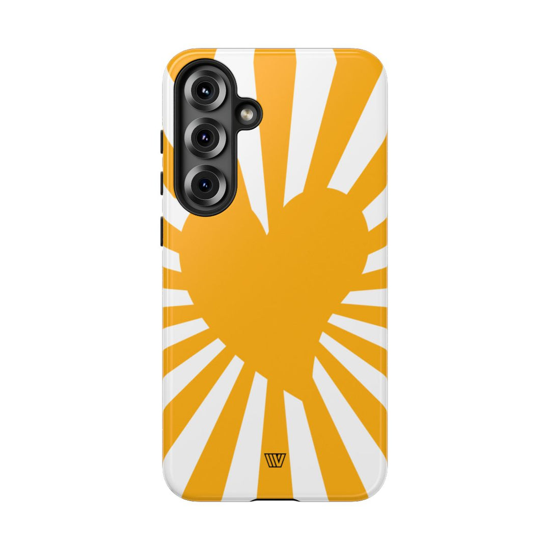HEART SUN RAYS | Tough Phone Case
