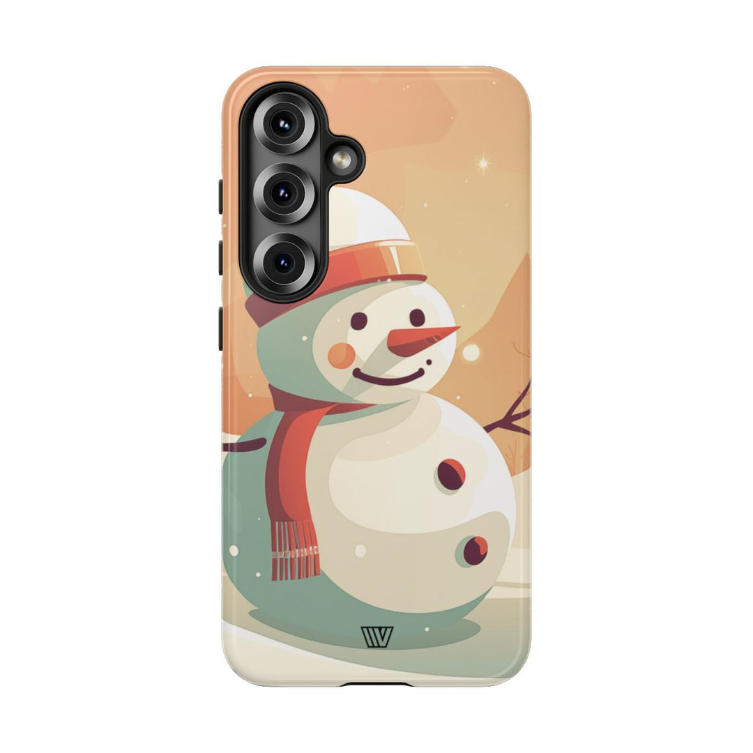 SUNSET SNOWMAN | Tough Phone Case
