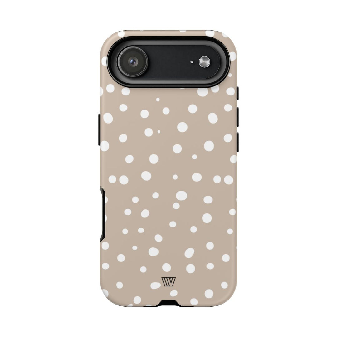 BEIGE DOTS | Tough Phone Case